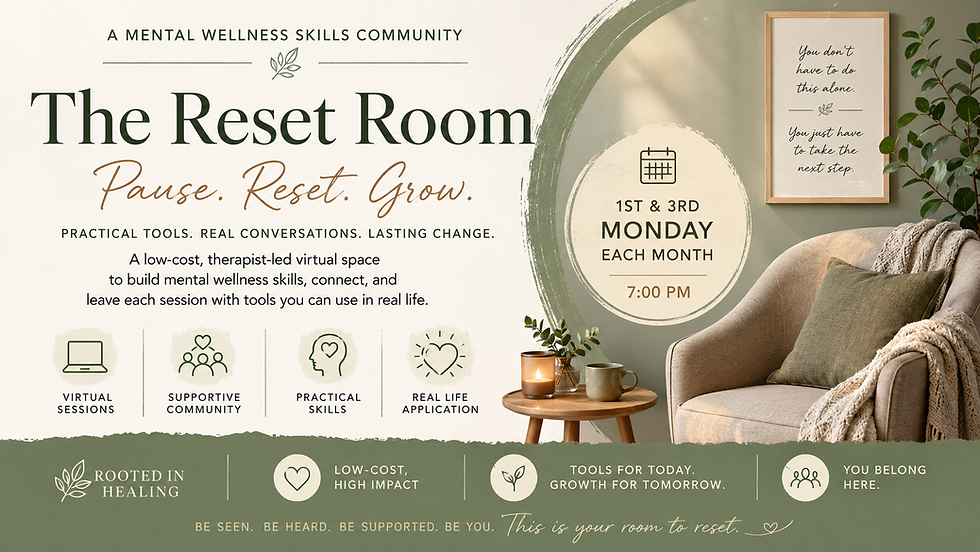 The Reset Room: A Mental Wellness Skills Community