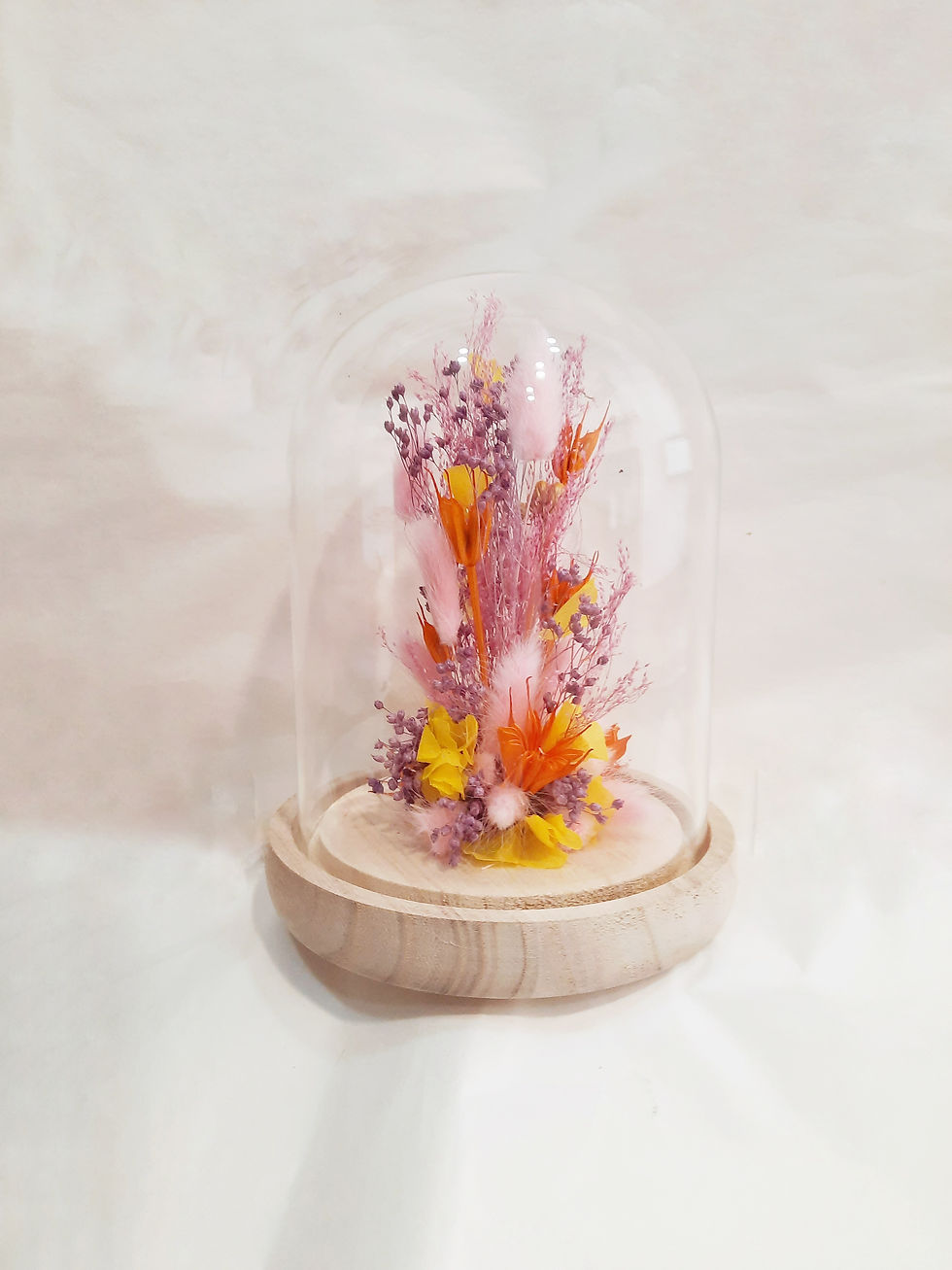 Miniature : Cloche Fleurs Séchées