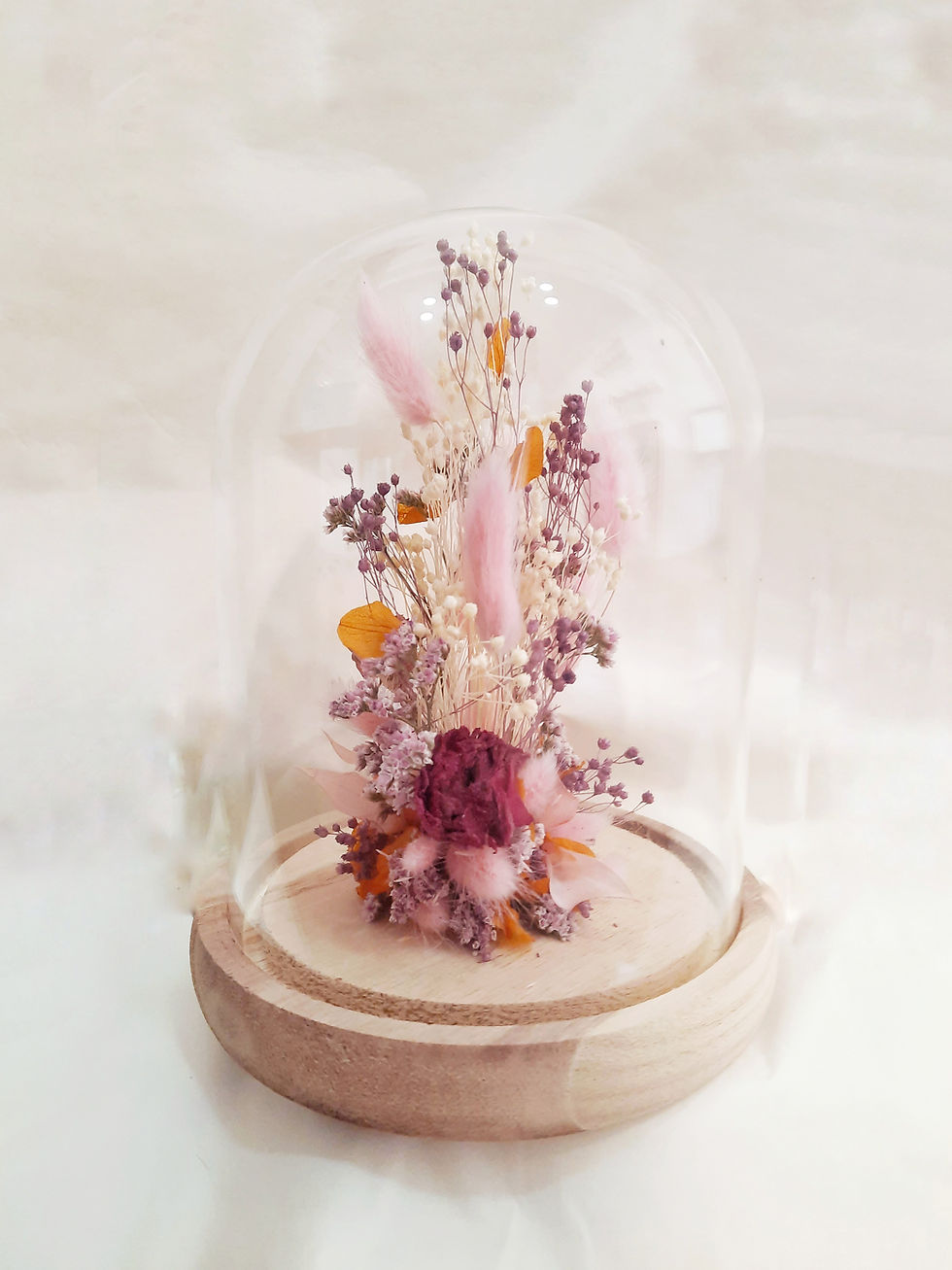 Miniature : Cloche Fleurs Séchées