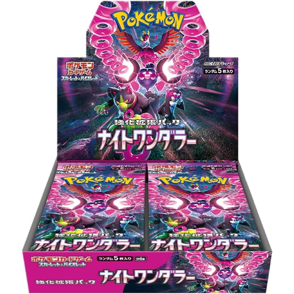 Japanese Pokémon Night Wanderer Booster Box -SV6a