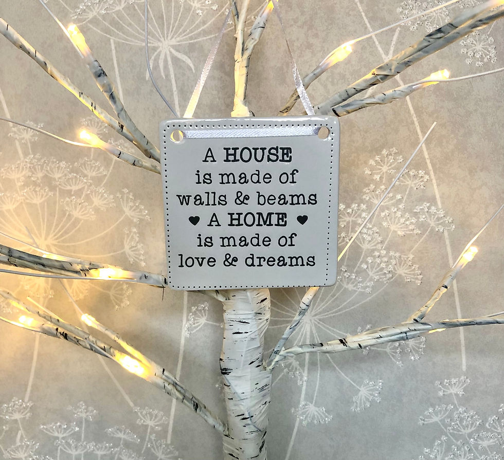 Thumbnail: Hanging Ceramic Home Plaques