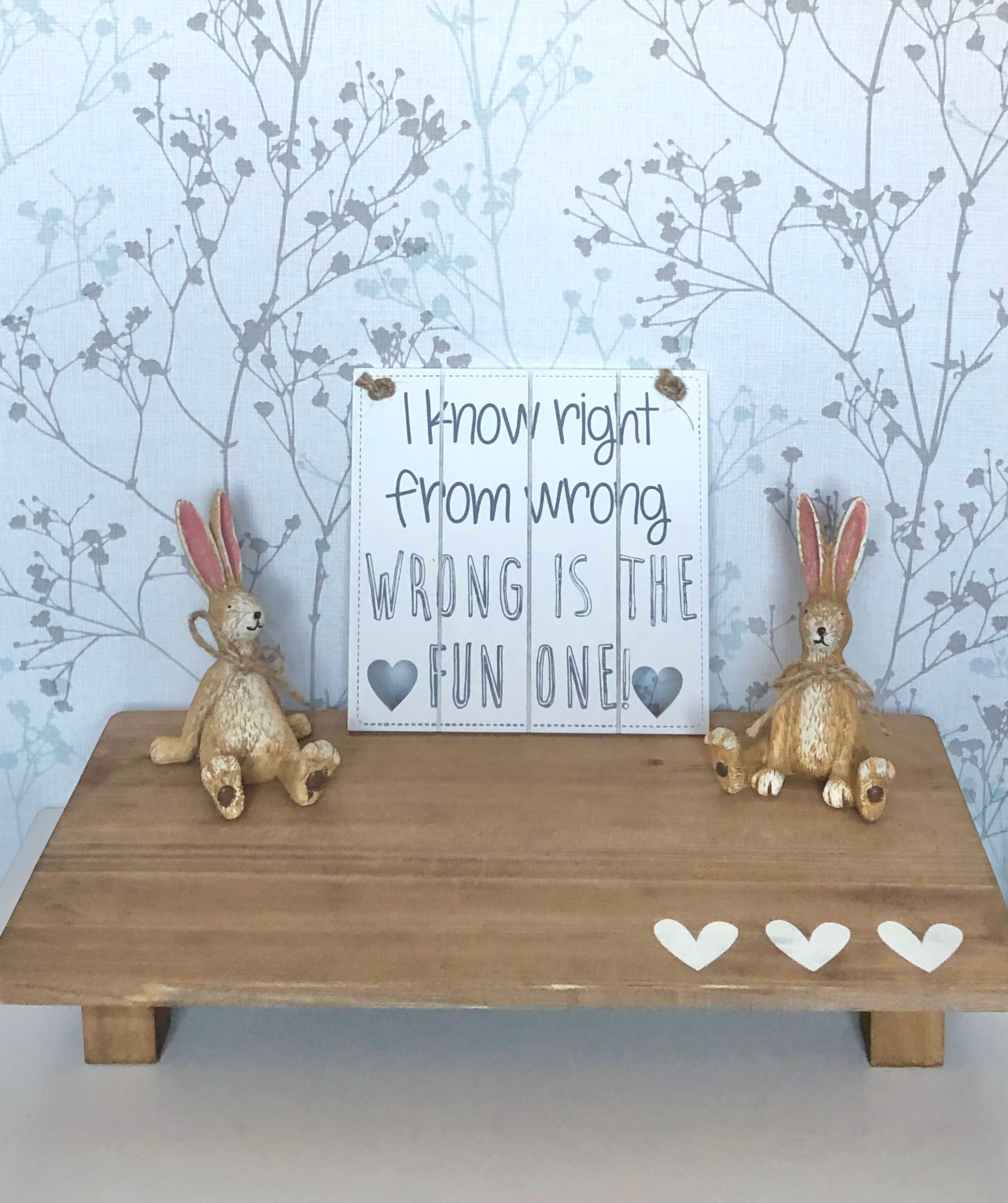 I Know Right From Wrong Sign