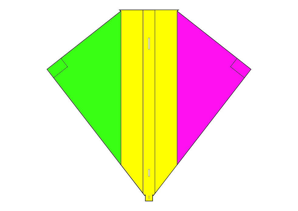 الصورة المصغرة: Peter Powell Stunter Kite Neon Kite Bubblegum