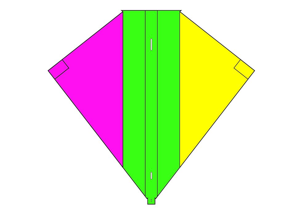 الصورة المصغرة: Peter Powell Stunter Kite Neon Kite Bubblegum