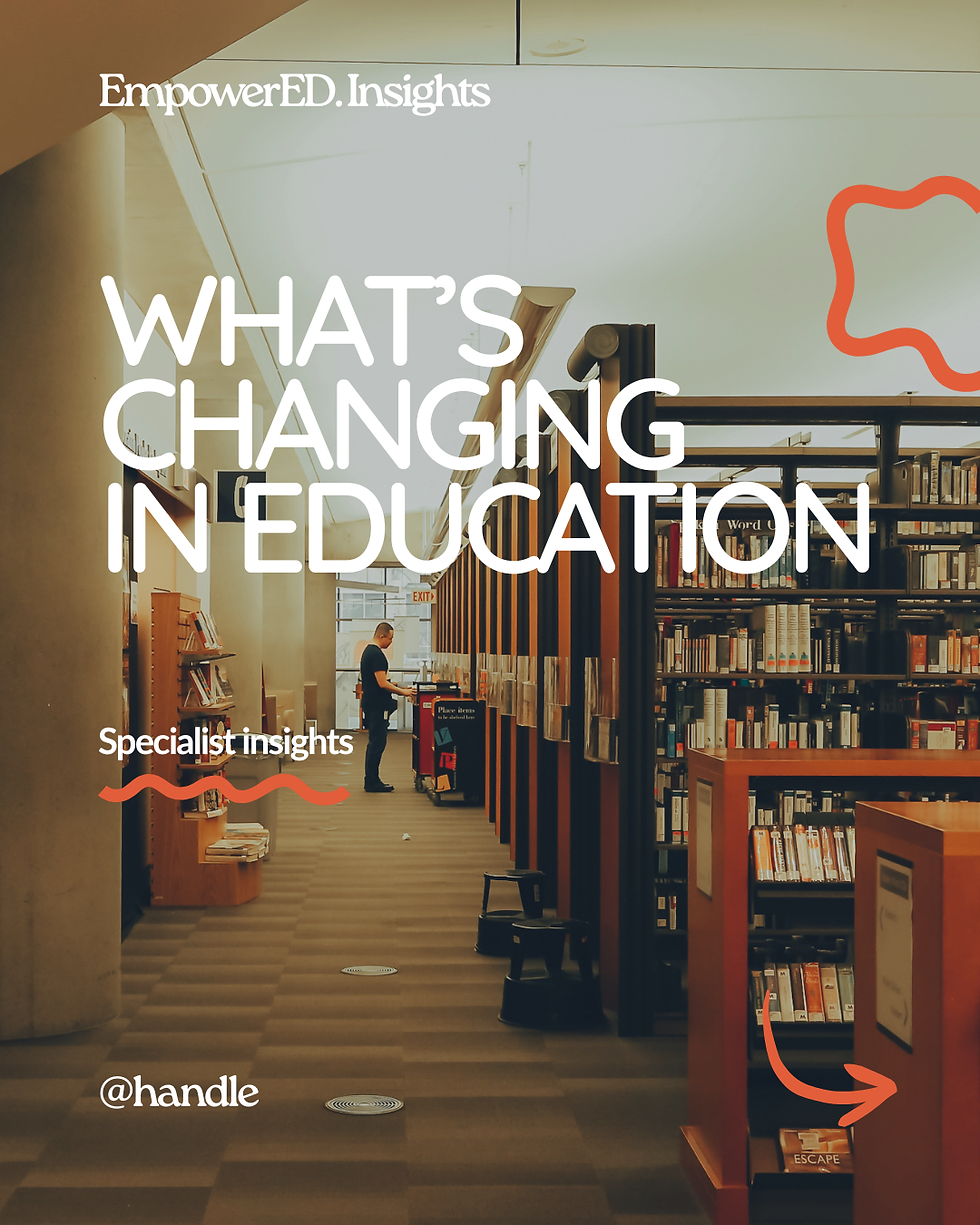 EmpowerED. Template - Carousel FactsInsights - Instagram #3