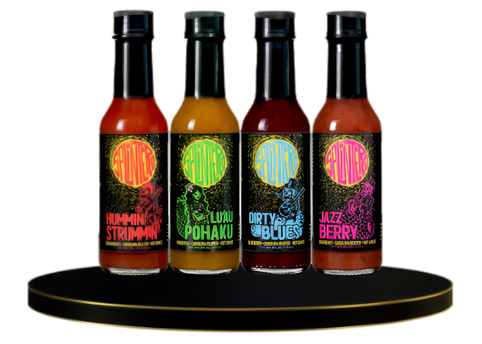 Splintered Sauce four sauces