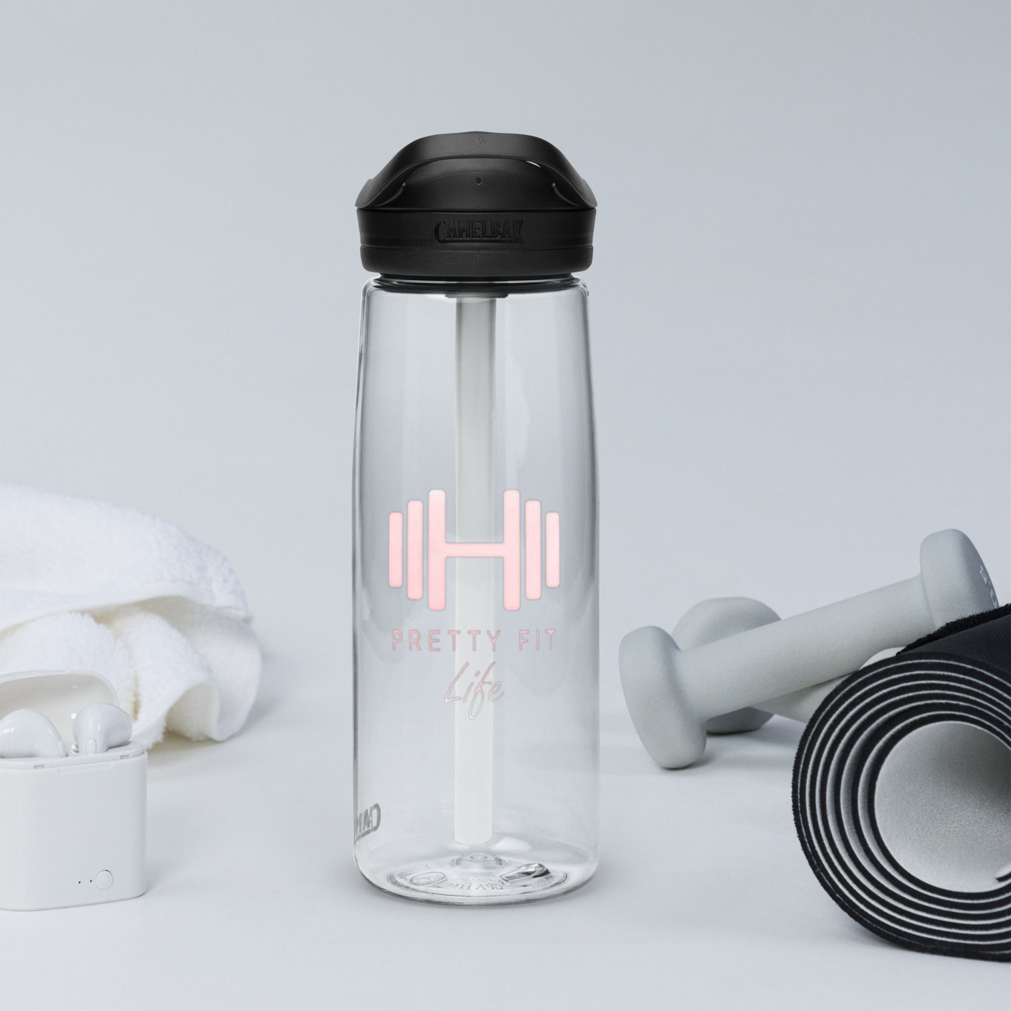 Pretty Fit Life Custom Sports Water Bottle