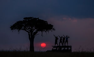 The Bolt pose, Maasai Mara, www.davesimpsonsafaris.com, camping, safari, Kenya