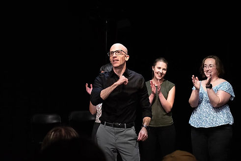 Garden City Improv Artistic Director Kevin Matviw performing with Garden City Improv in Victoria BC