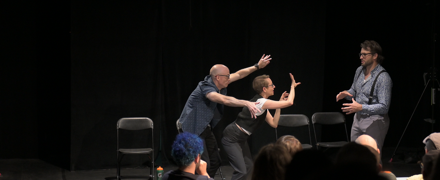 The Garden City Improv cast performing in Victoria BC.