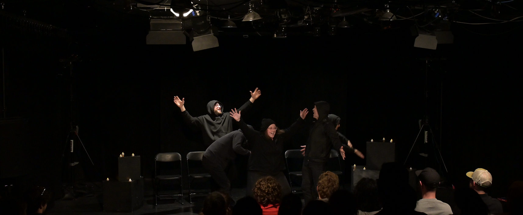 The Garden City Improv cast performing in Victoria BC.