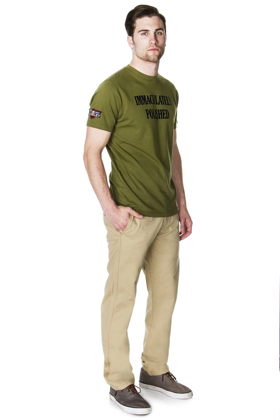 Thumbnail: Men'S Khaki Chino Pant
