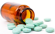 Pills and medicine bottle