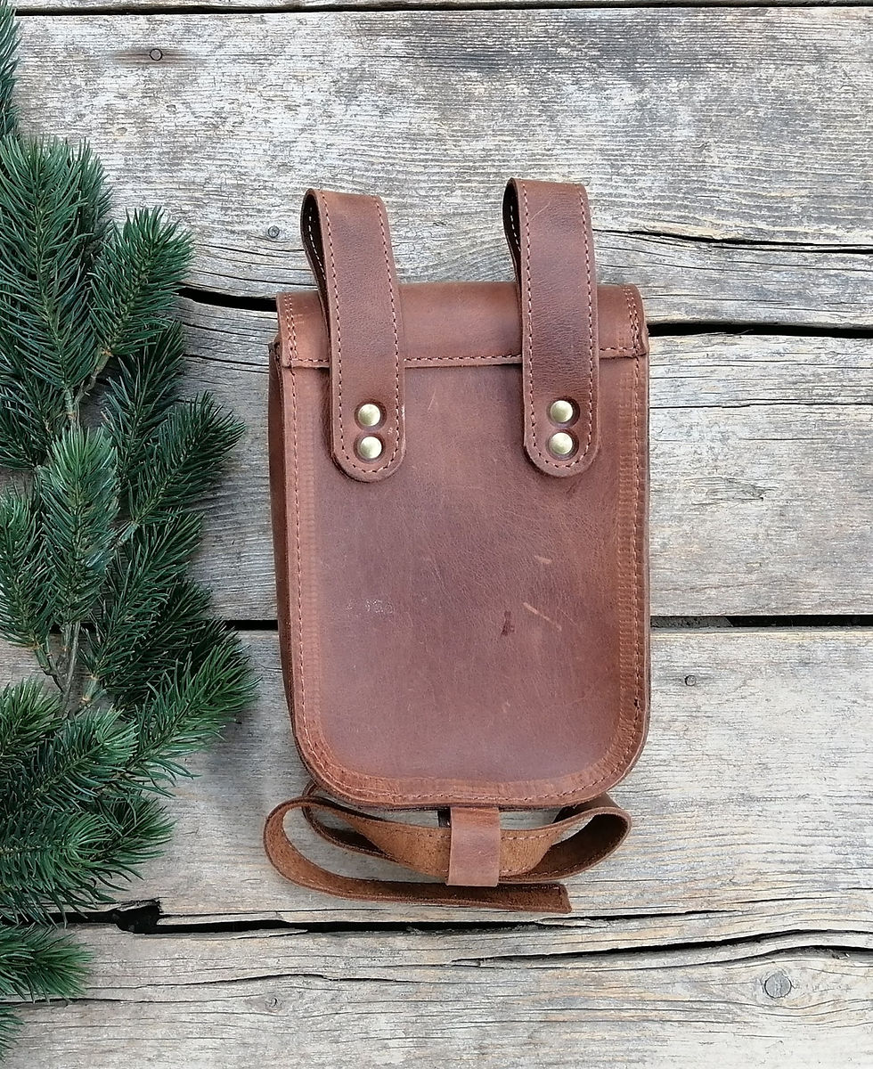 Miniatură: Geantă de picior motociclist cu sigla clubului