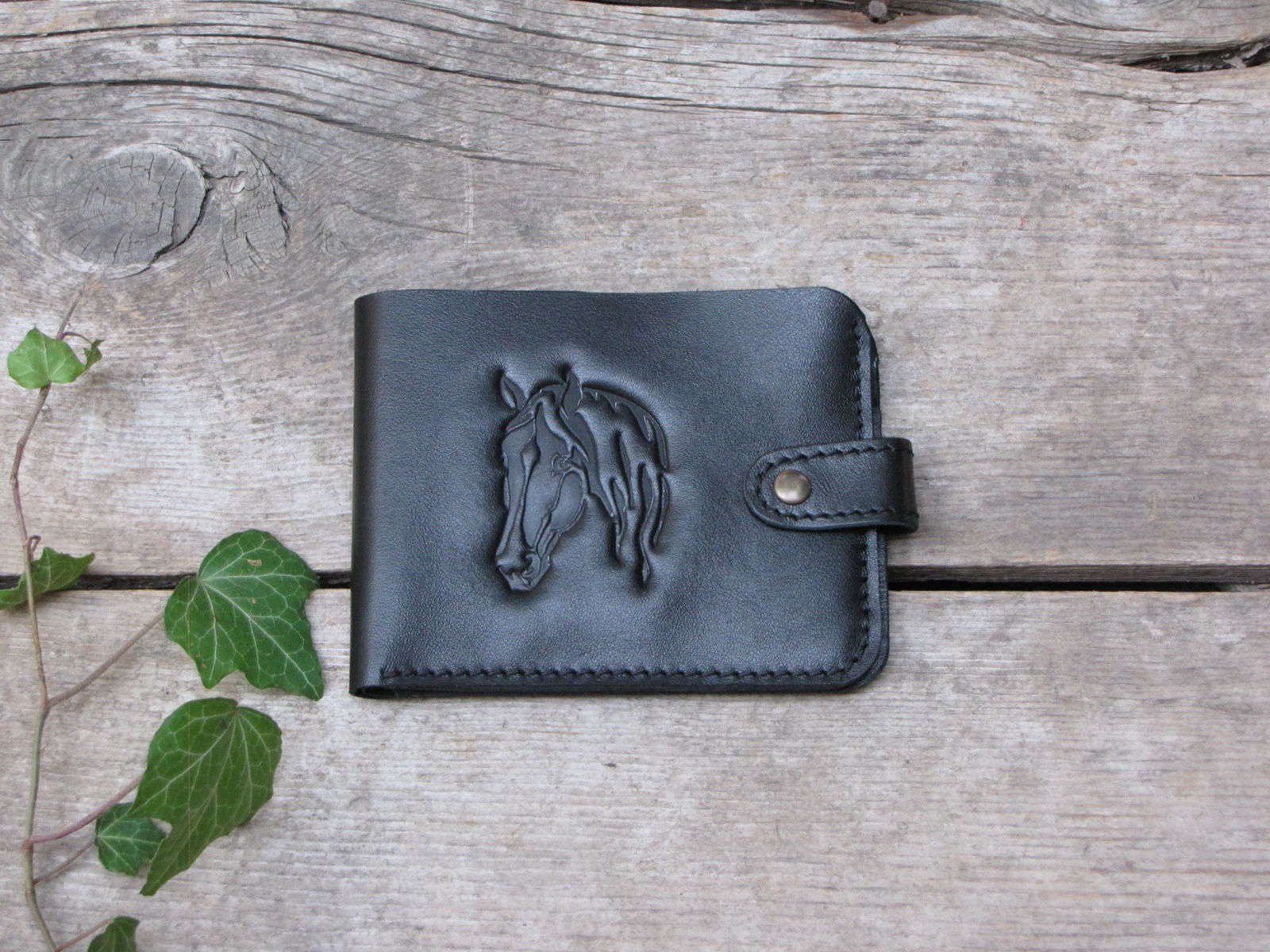 Wallet with horse