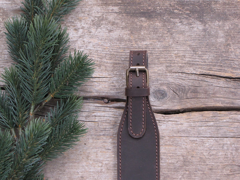 Thumbnail: Belt for gun with deer