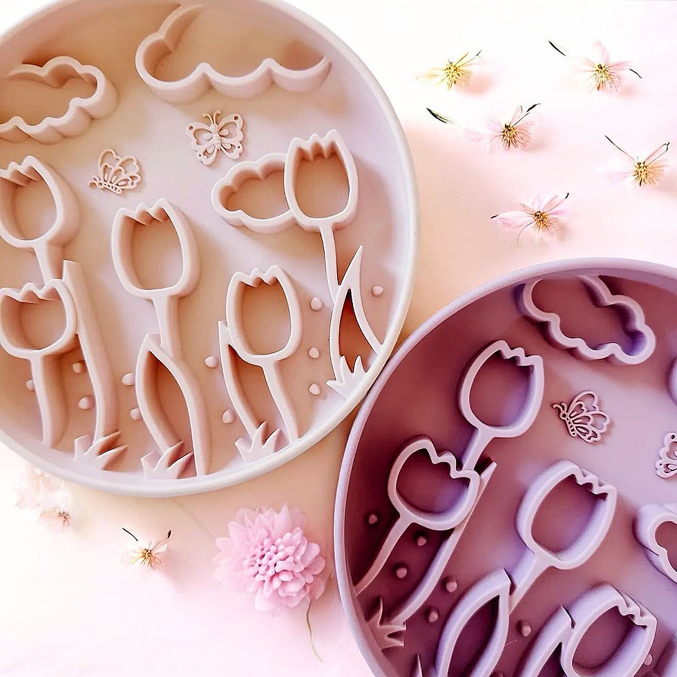 Thumbnail: Enrichment Slow Feeder “Tulips Dream” Pink 