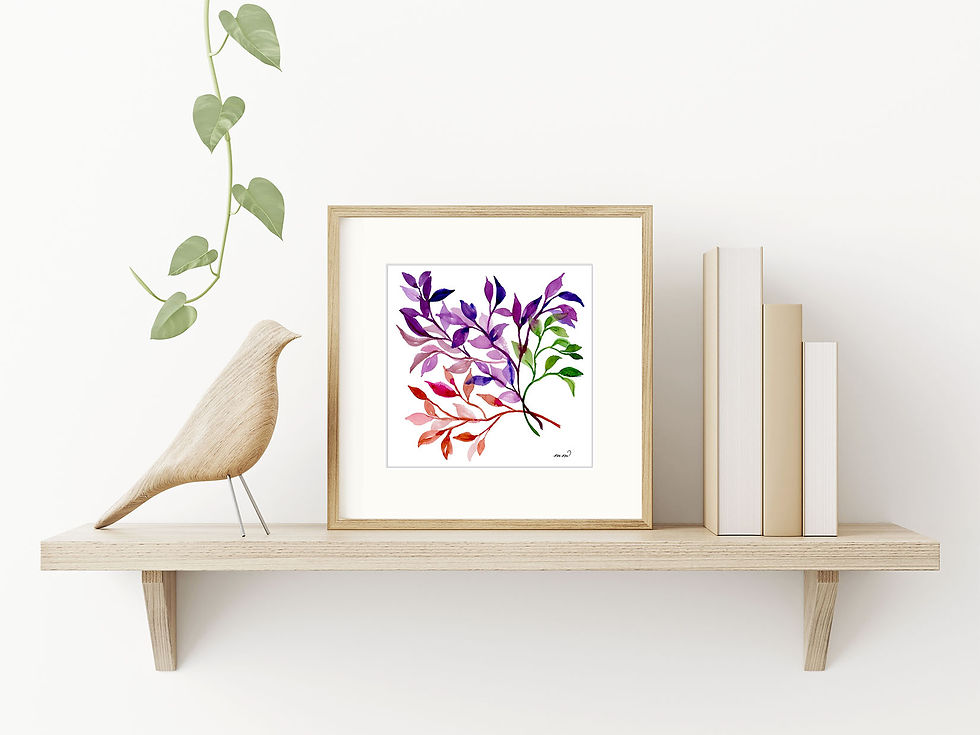Thumbnail: Four Seasons Watercolor Print