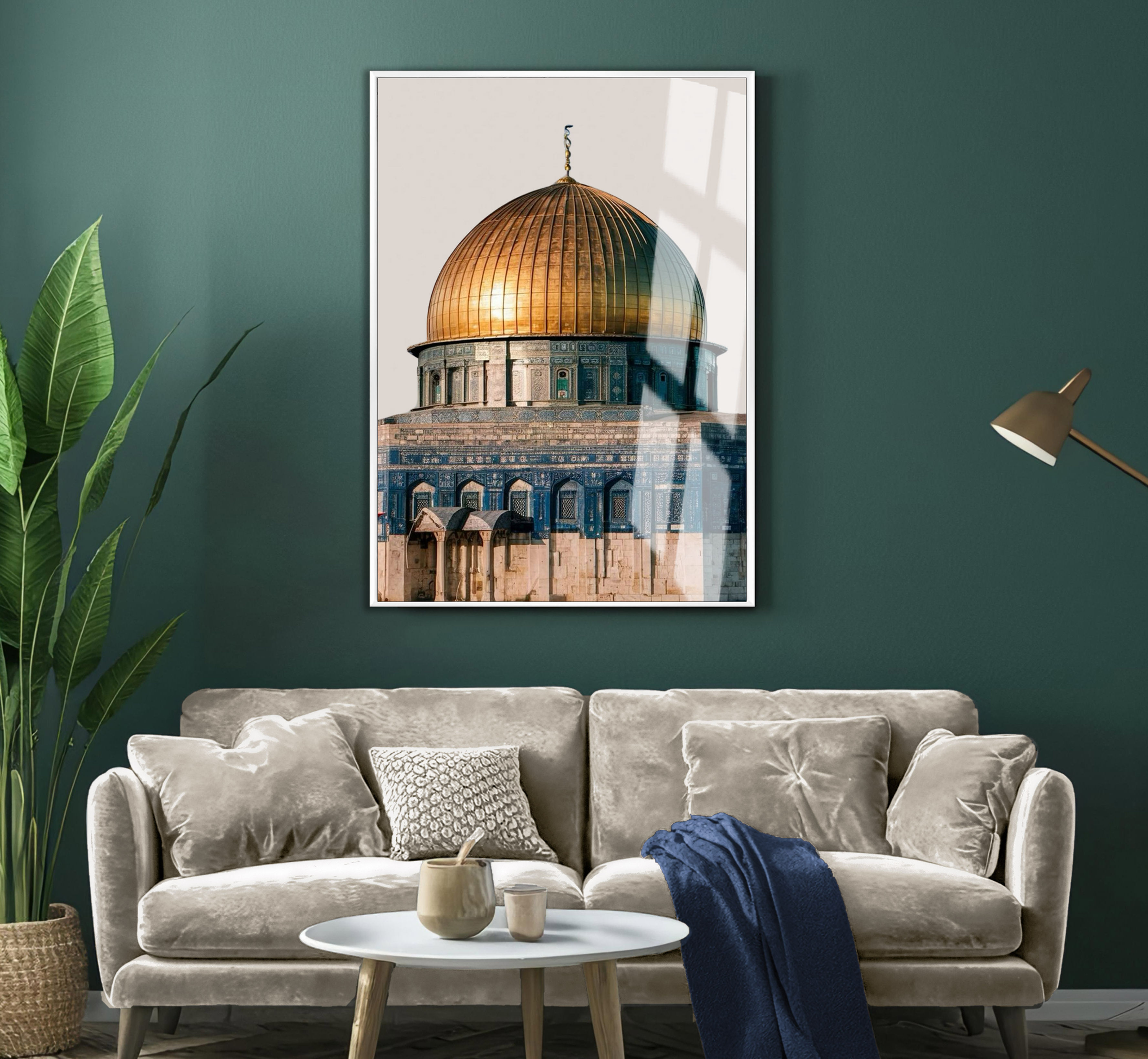 MESCİD-İ AKSA İSLAMİ MODELİ | TEKLİ DİKEY CAM TABLO