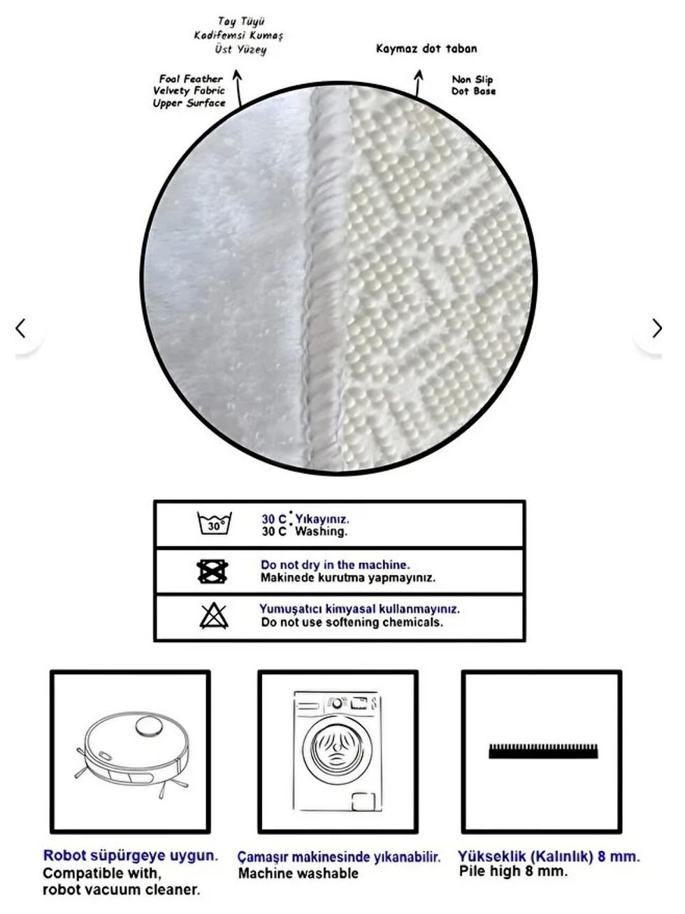 Küçük resim: SECCADE YUMUŞAK YÜZEY KAYMAZ TABAN MODERN ŞIK RUSTİK TASARIMI |SCD