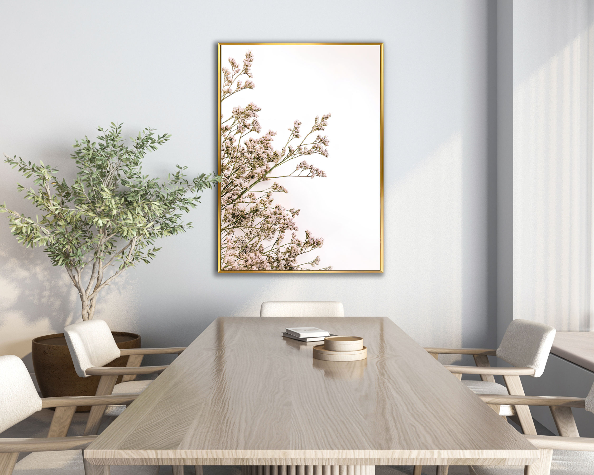 SOFT KURU BİTKİ MODELİ | TEKLİ DİKEY CAM TABLO