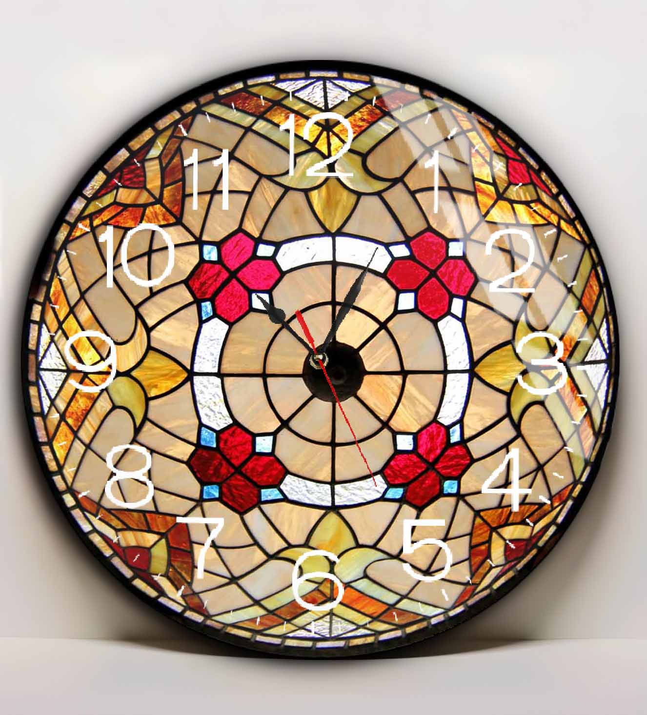 HS-0014 | MODERN SOYUT DESENLİ | YUVARLAK DUVAR SAATİ