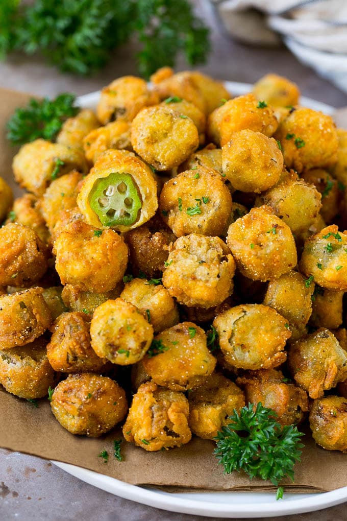 Spicy Cajun Fried Okra: image