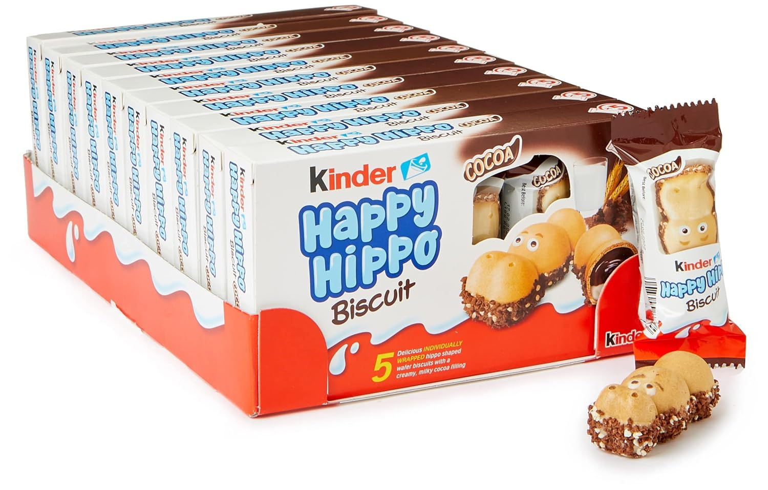 Kinder Happy Hippo Kakao 10 X 103 GR