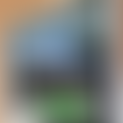 A clean window after being treated for hard water. It is clean with a visible reflection