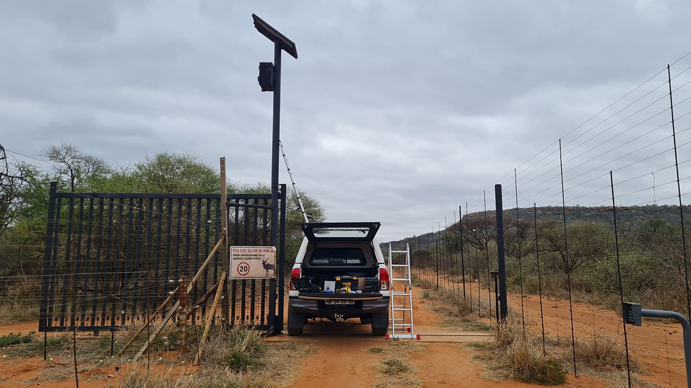 Wild life estate entrance protection system