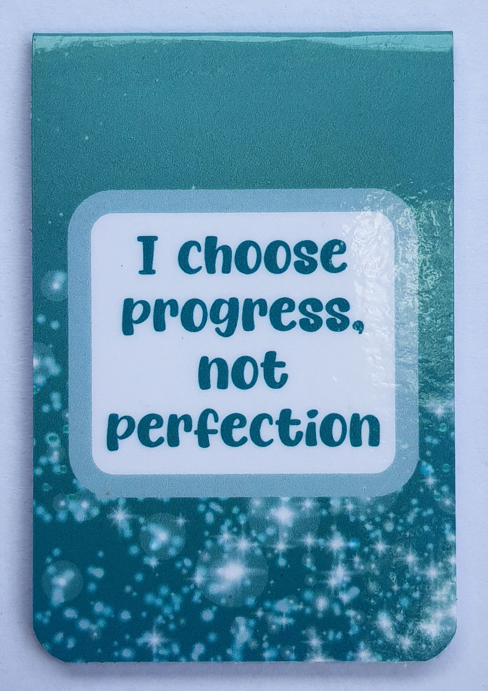 I Choose Progress not Perfection Bookmark
