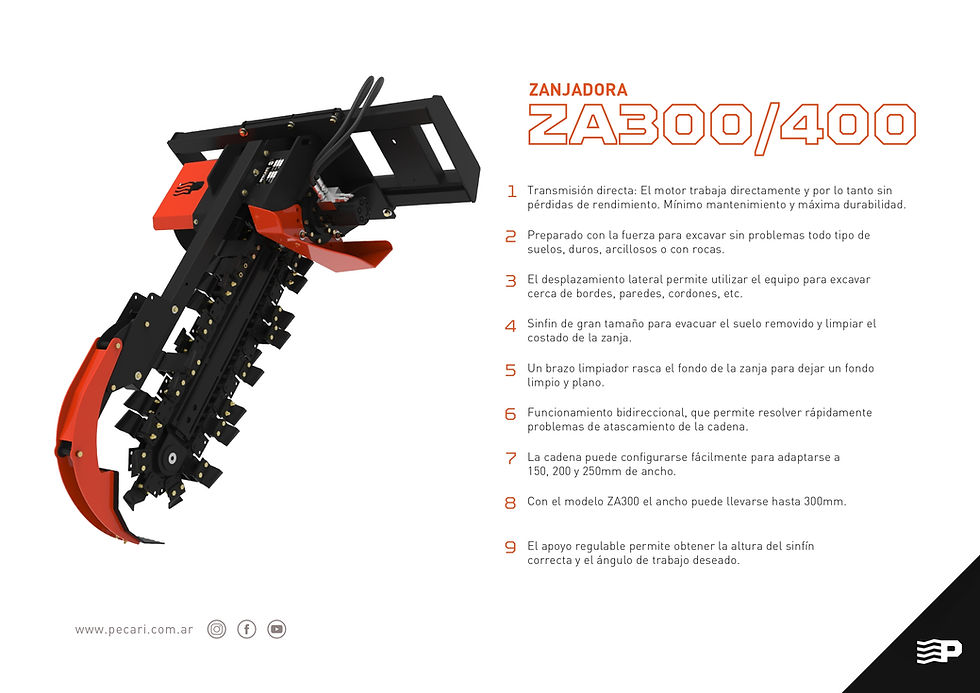 Miniatura: Zanjadora ZA400