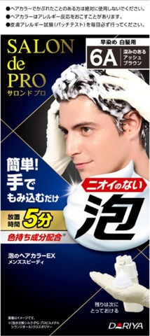 サロンドプロ　泡のヘアカラーＥＸ　メンズスピーディ６Ａ＜深みのあるアッシュブラウン＞ 【ヘアカラー】