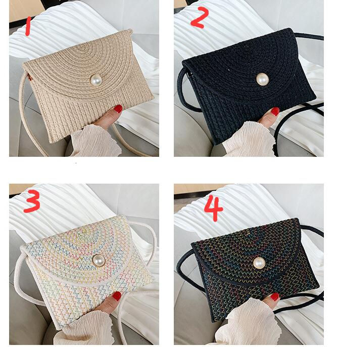 サムネイル： 草編みビーチトートバッグ　 レディース カゴバッグ/ショルダーバッグ かばん 夏  リゾートバッグ