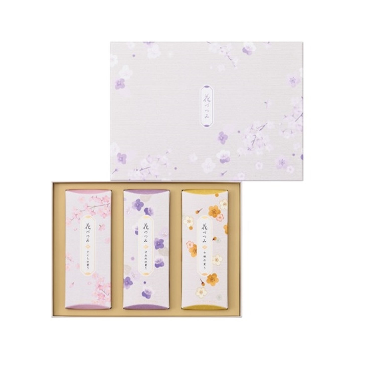 花づつみ　進物３種入 【 日本香堂 】 【 お線香 】