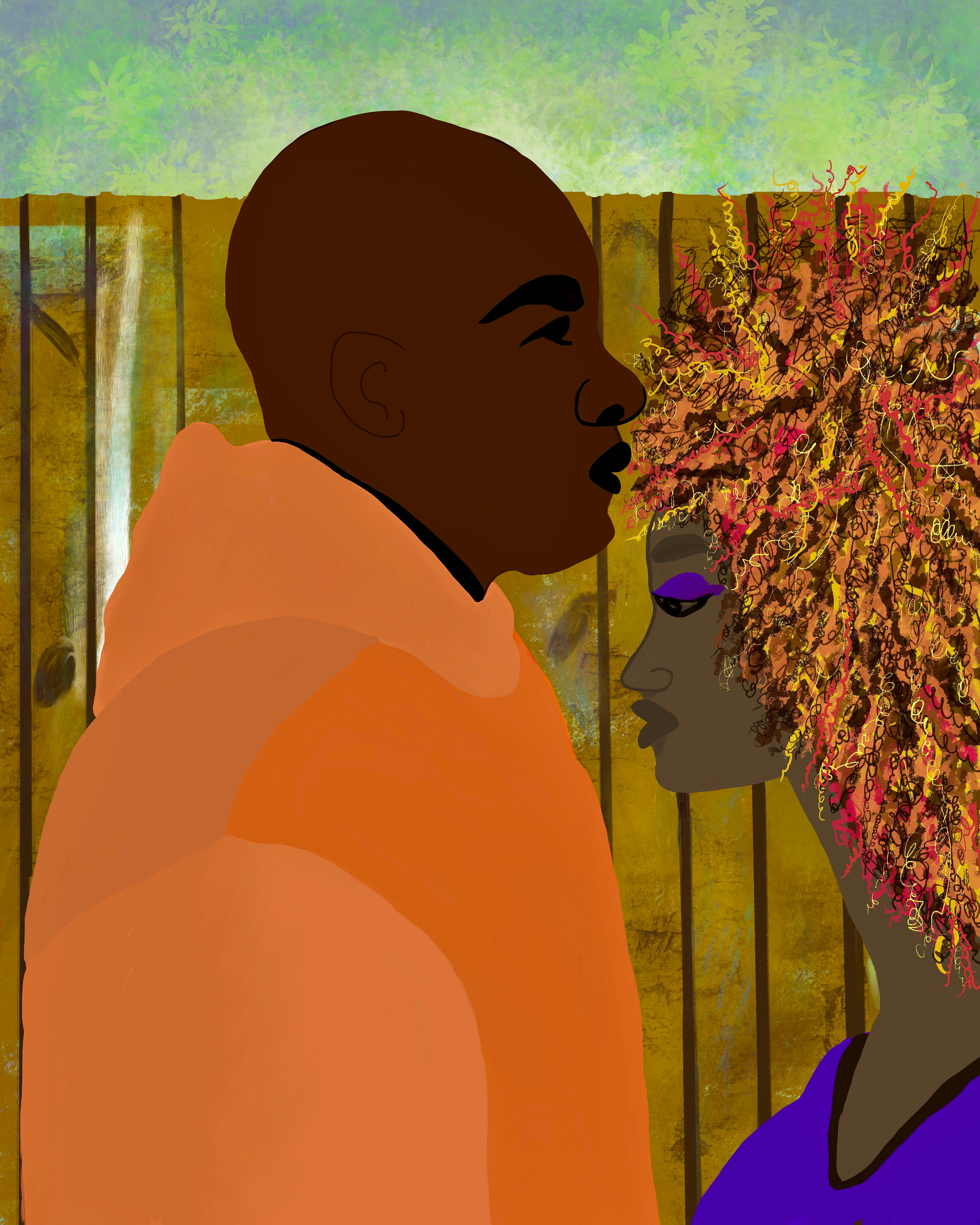 TALK TO ME Art Print