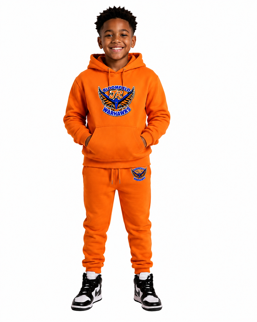 Thumbnail: NEW Youth Bloomfield Jr Warhawks Sweatsuit