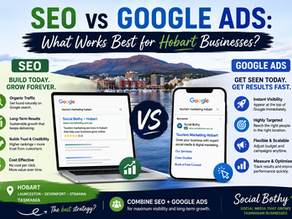 SEO vs Google Ads for Hobart Businesses