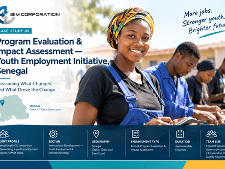 Program Evaluation & Impact Assessment