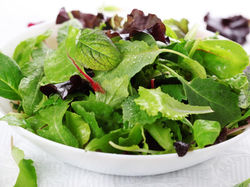 Salads, herbs and leaves
