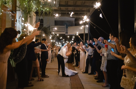 Sparklers at Maison De Tours