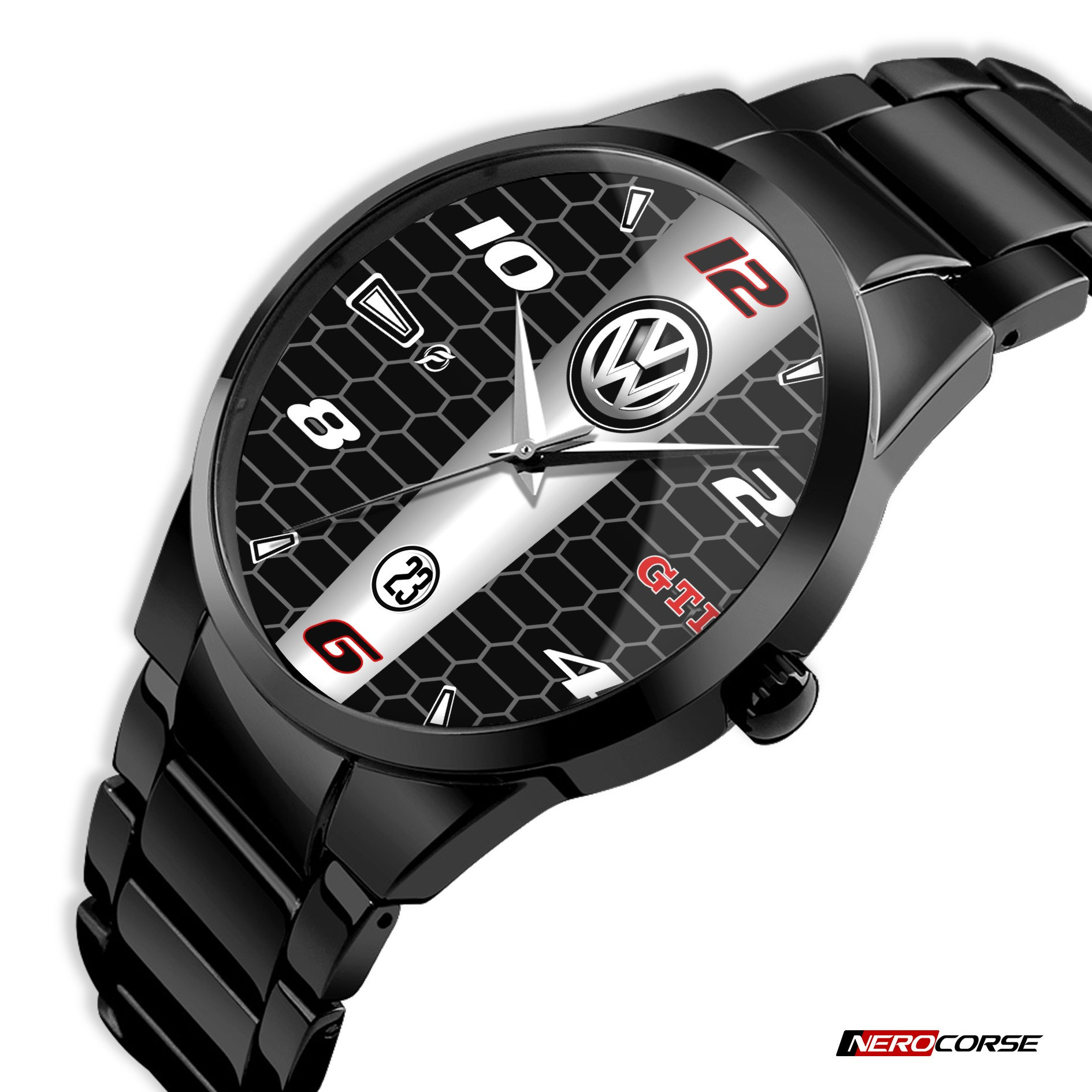 Orologio da Polso - Volkswagen Strip GTI - NEROCORSE | FAULISI Watch