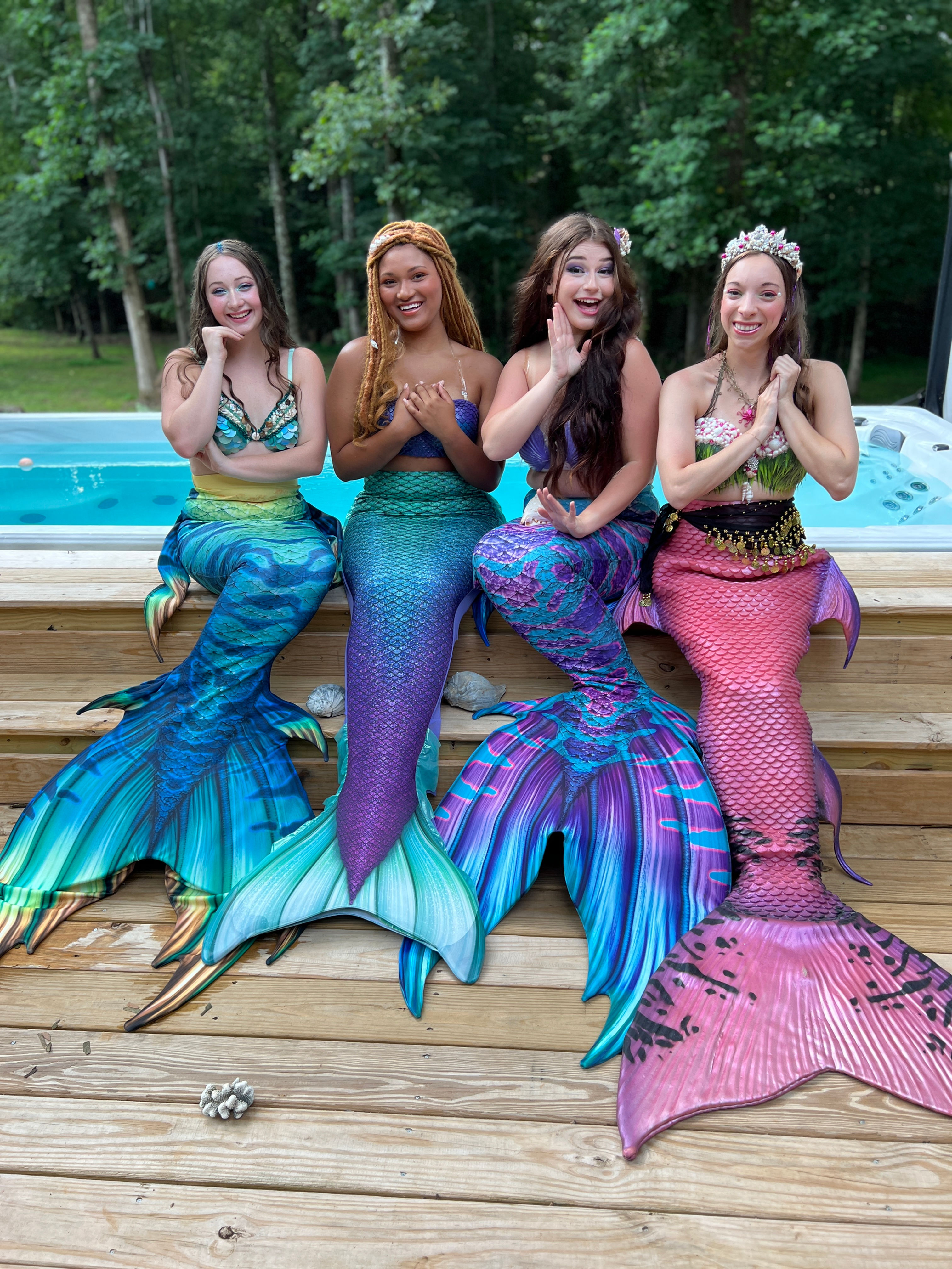 Swimming Mermaid -Natural