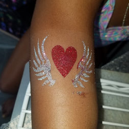 glitter tattoos in atlanta by mystical parties