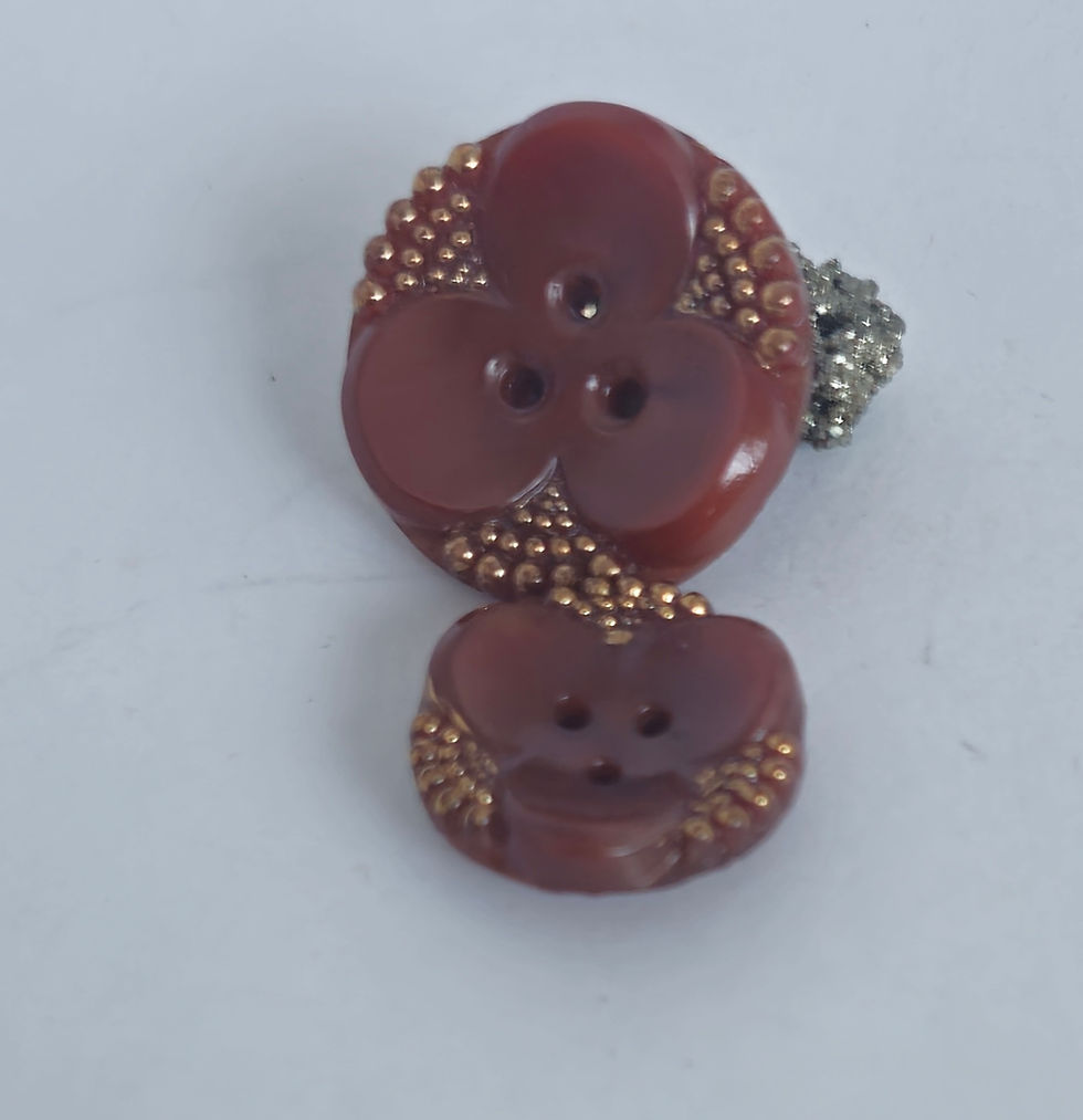 Miniatura: Botão Flor de Encanto Marrom ​​​​​​​Ref: 430