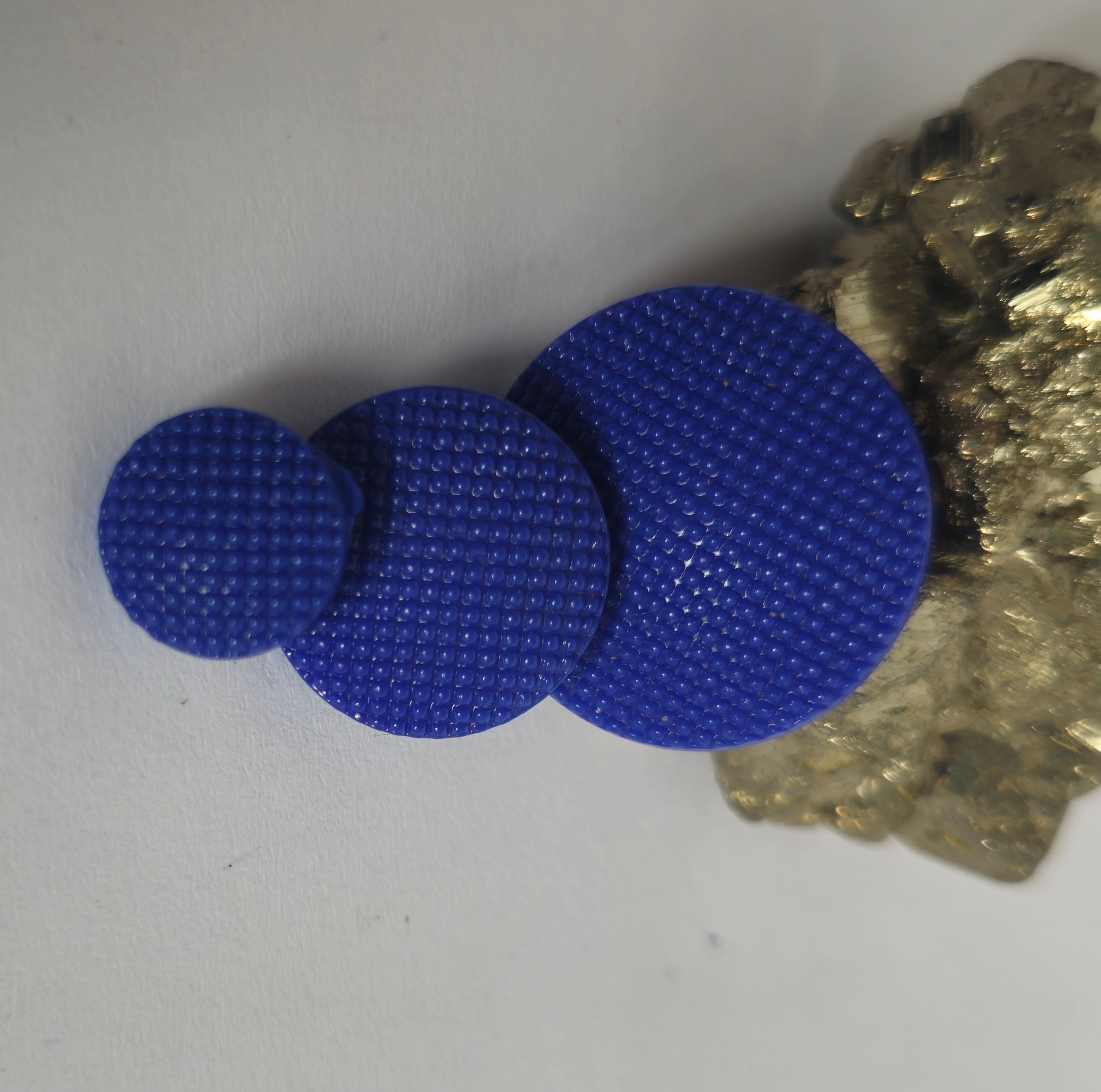 Botão Céu Texturizado Azul