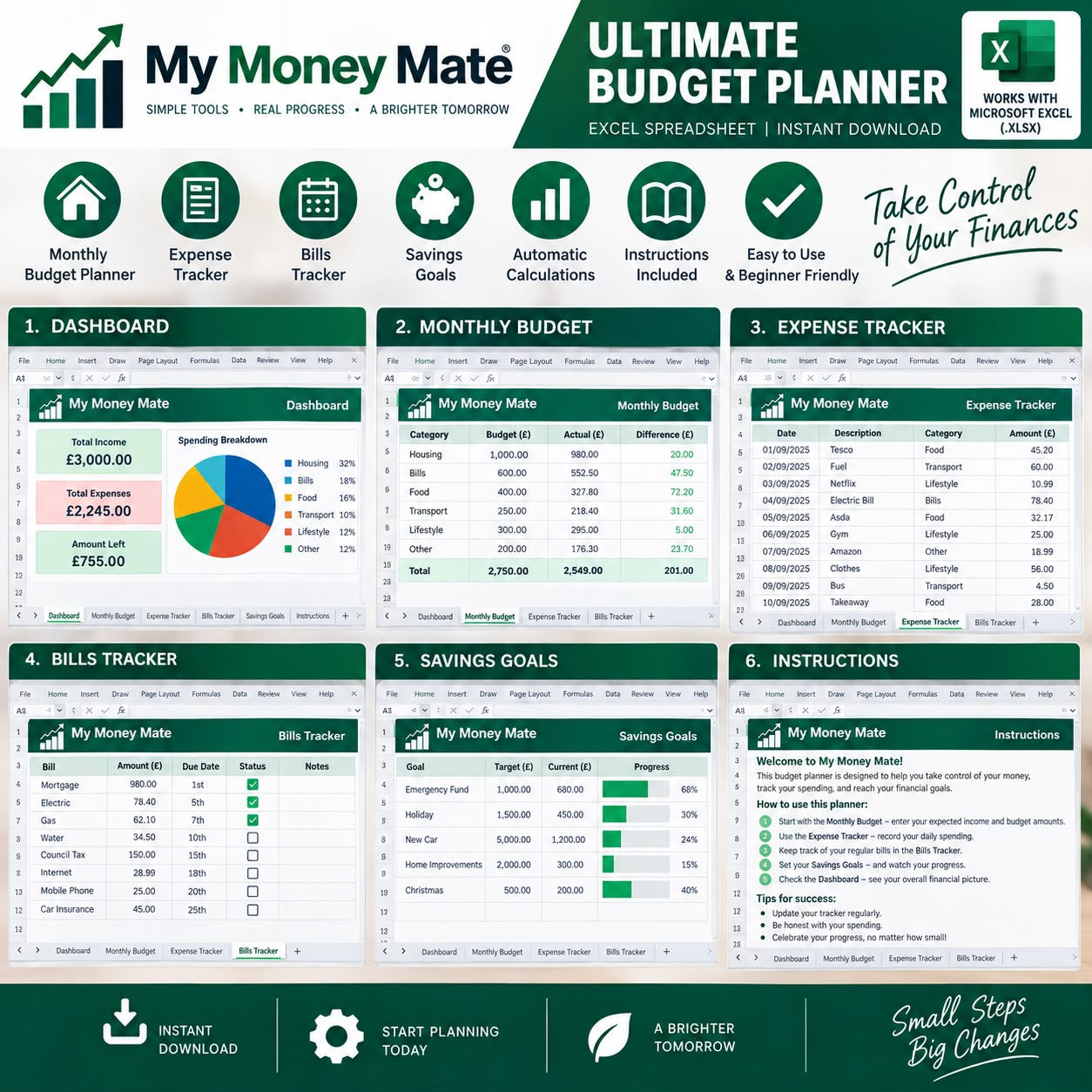 My Money Mate Ultimate Budget Planner