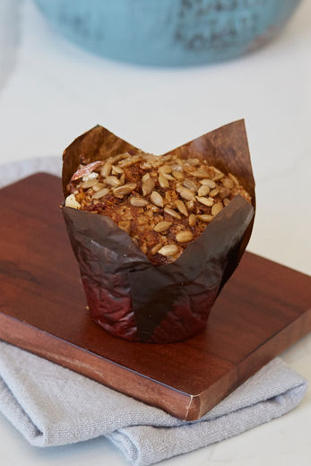 Banana Muffin on a cutting board