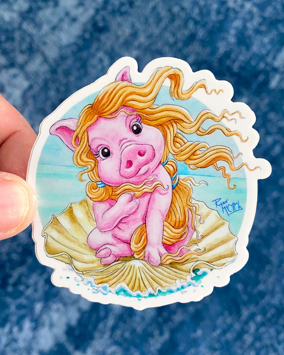 Birth Of Venus Piglet (5 Count)