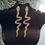 Miniature : Snakes zircons earrings in gold color